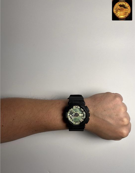 Casio ga-110cd-1a3, casio g-shock, годинник касіо протиударний, джишок