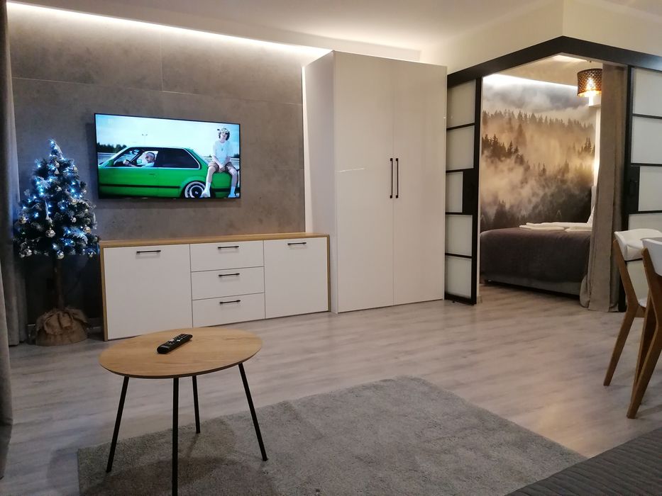 Apartament widokowy z balkonem
