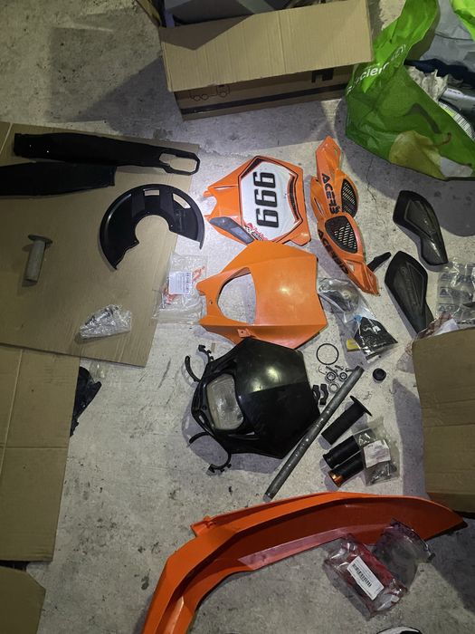 Ktm 125 exc (supermotard) muitos extras