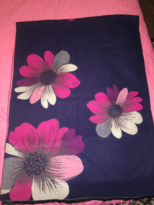 Шарф, палантин широкий, на 2 сторони