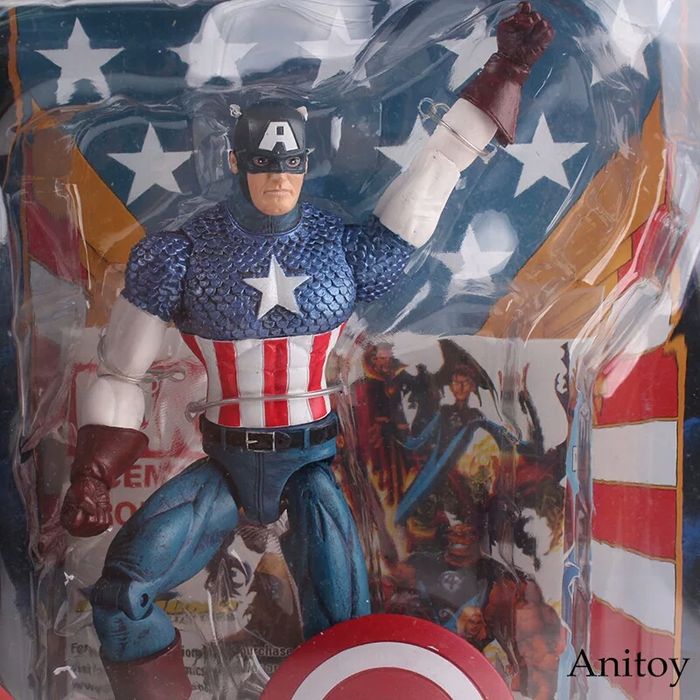 Marvel Select - Capitão América Novo e Fechado