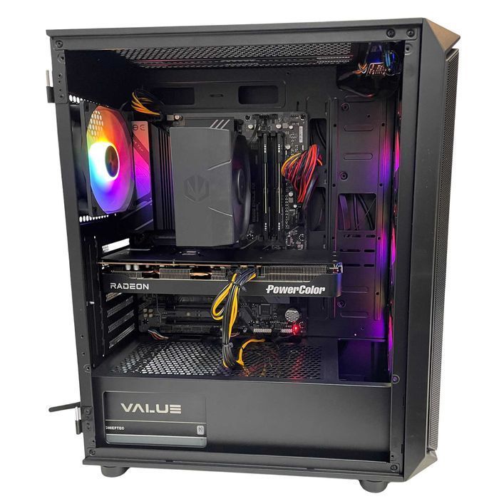 Komputer Gamingowy Ryzen 7 7800X3D RX 9070 32GB DDR5 2TB M2