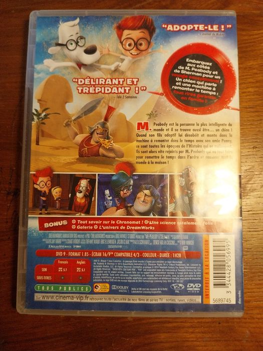 Mr. Peabody e Sherman DVD