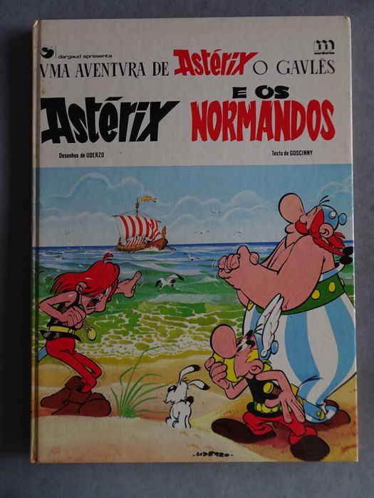 Livro Meribérica Astérix e os Normandos (capa dura)