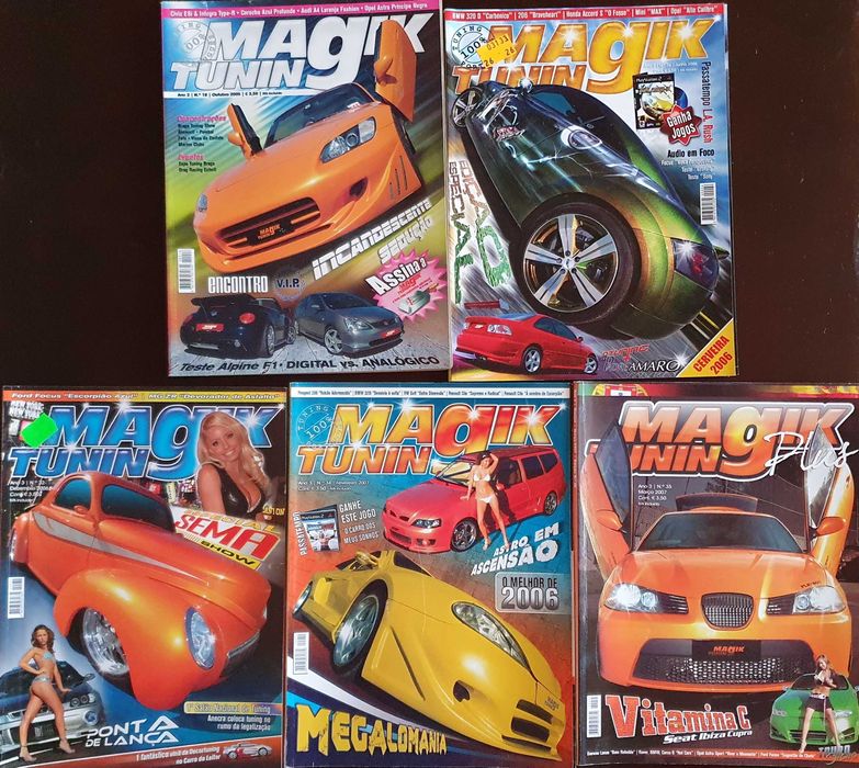 Revistas variadas de automóveis vintage - TUNING