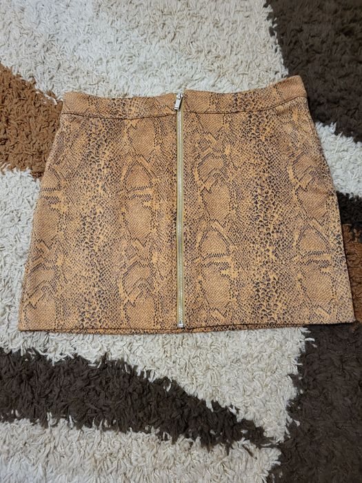 Spódniczka mini skóra węża