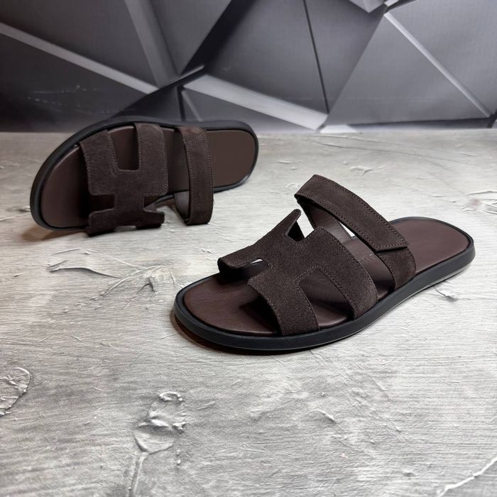 Шлепанцы Мужские Замшевые Коричневые BROWN Suede! Шльопанці замшеві чоловічі Натуральна ЗАМША! Шлепки Замшевые мужские летние! Натуральная Замша!