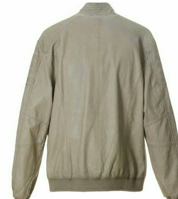 Bershka р.52 из искусственной кожи куртка мужская