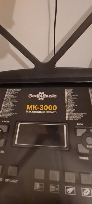 Set MK-3000 Teclado Portátil com Teclas Iluminadas