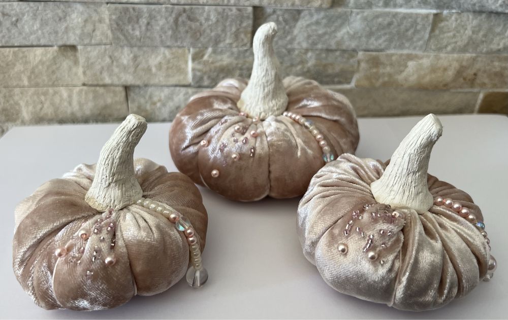 Декоративний гарбуз/ текстильні гарбузи