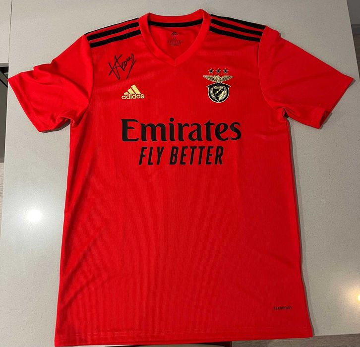Camisola SL Benfica Autografada Jorge Jesus