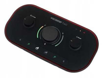 Focusrite Vocaster Two - Interfejs audio USB do podcastów jak nowy