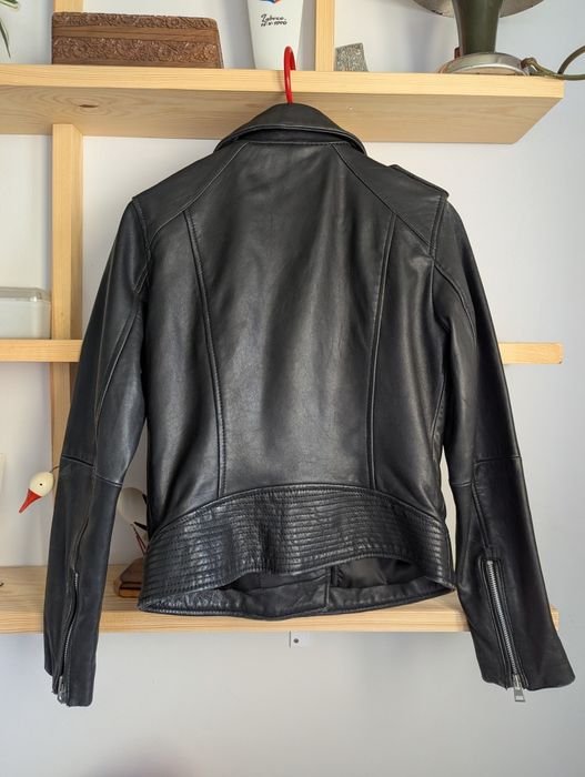 Kurtka skórzana Mango xs