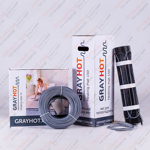 Продам Электрический теплый пол кабель маты пленка терморегулятор