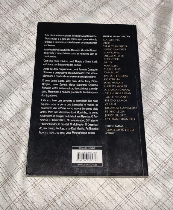 Livro Mourinho nos bastidores das vitórias