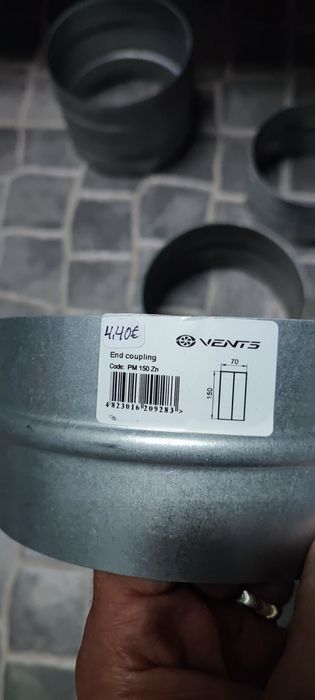 Uniões para  condutas de ar AC várias medidas