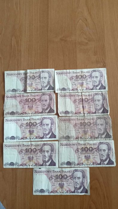 Banknoty  z czasów PRL-U