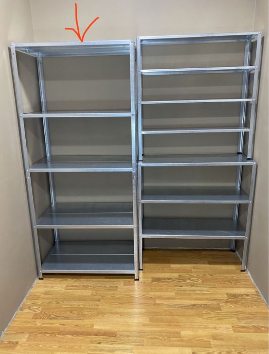 Стелаж металевий  Стелаж полиці гараж склад балкон підвал закрутки