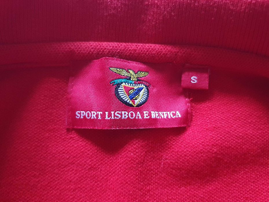 Muito raro Polo do SLB - Benfica, Tamanho S, anos 90