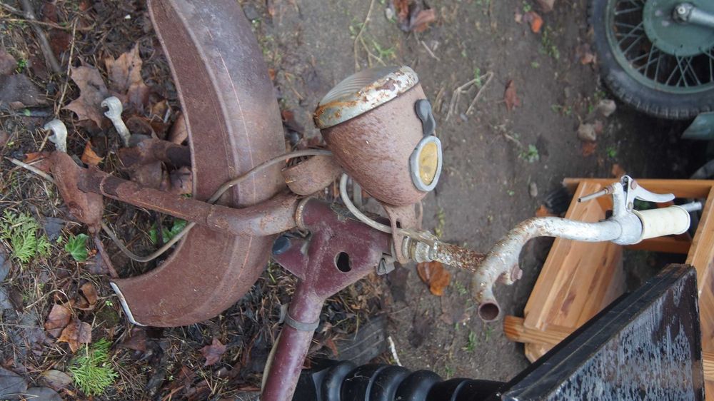 Simson SR2 Rama bagażnik lampy błotniki koła zawieszenie stopka orygin