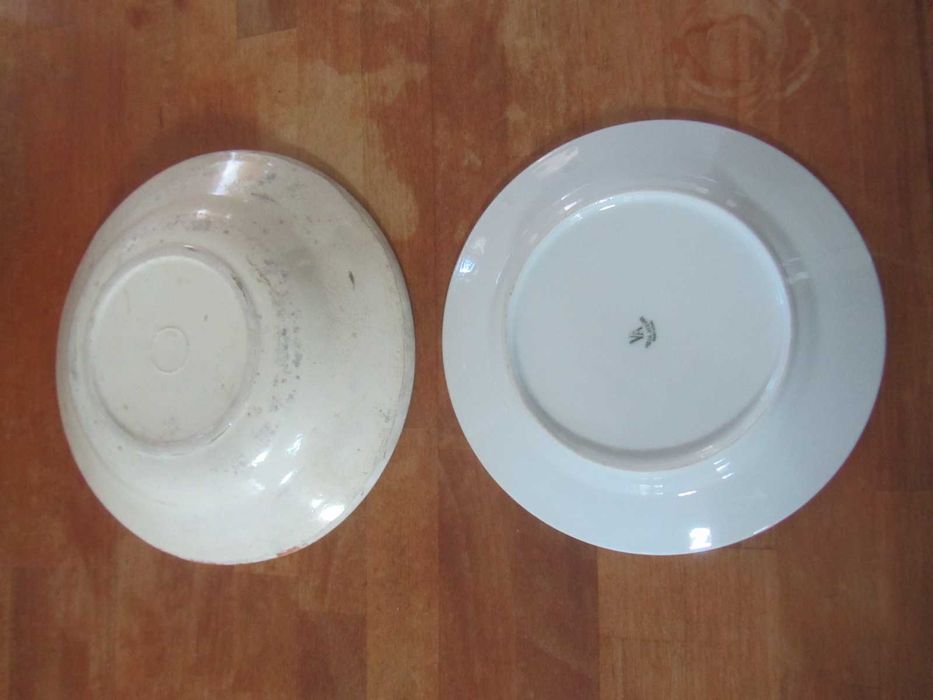 8 pratos antigos sacavém + vista alegre