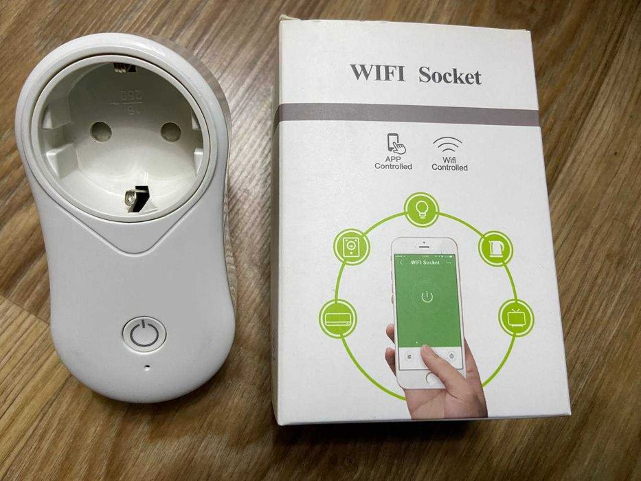 Розумна розетка з WiFi управлінням Вай-Фай розетка з USB і WI-FI