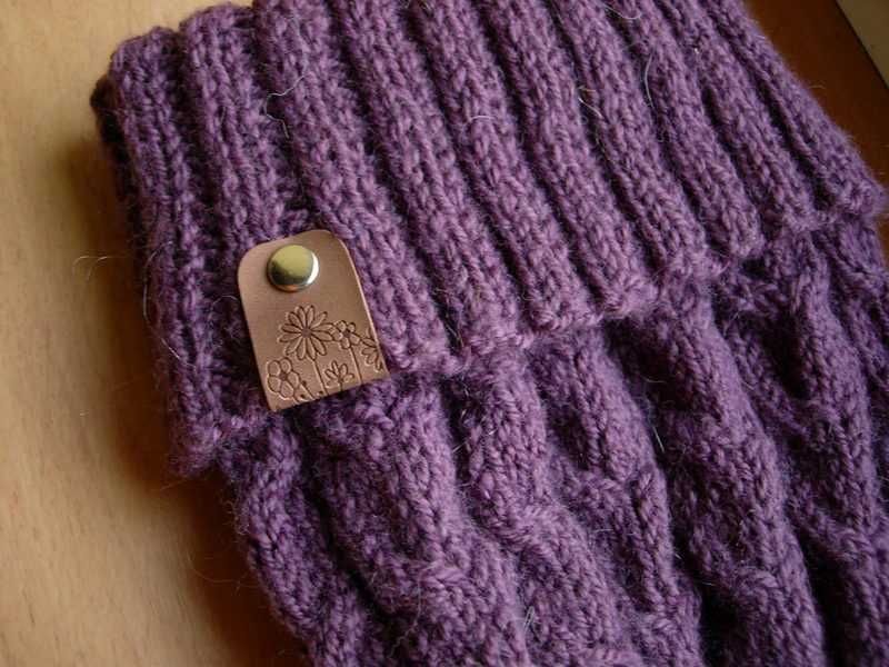 beanie wywijana czapka w warkocze
