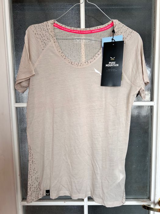 Koszulka Salewa Pure Salamander AM roz. 38 / M Merino T-Shirt damski