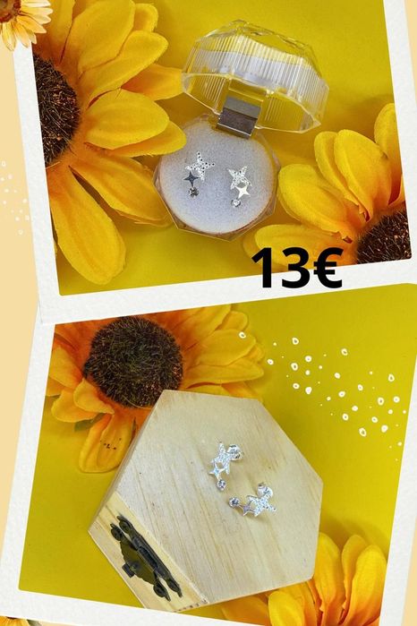 Brinco folheado ouro 18, semijoia de qualidade.