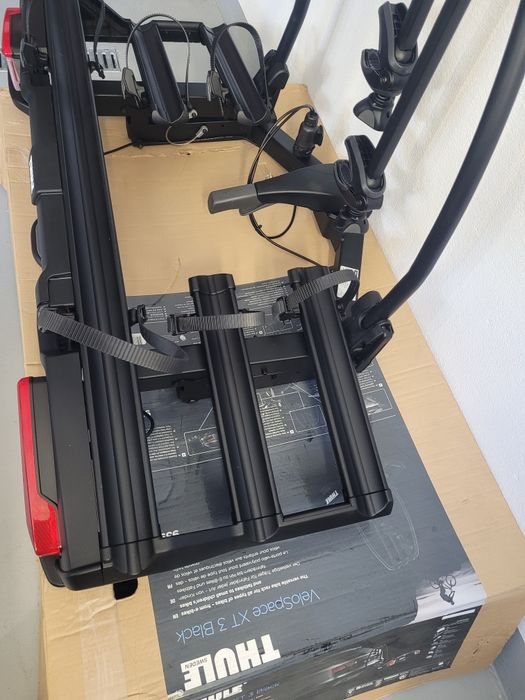 Bagażnik Thule na 3 rowery Velospace  jak nowy xt3  Platforma na Hak Czarny Mat Blek