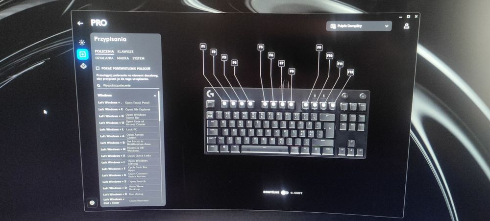 Klawiatura Logitech Pro YU0037