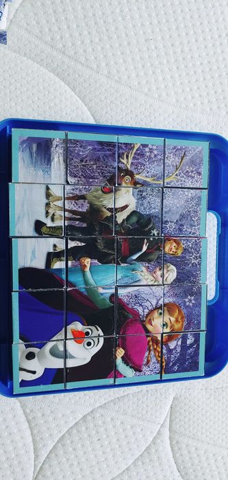 Klocki drewniane puzzle