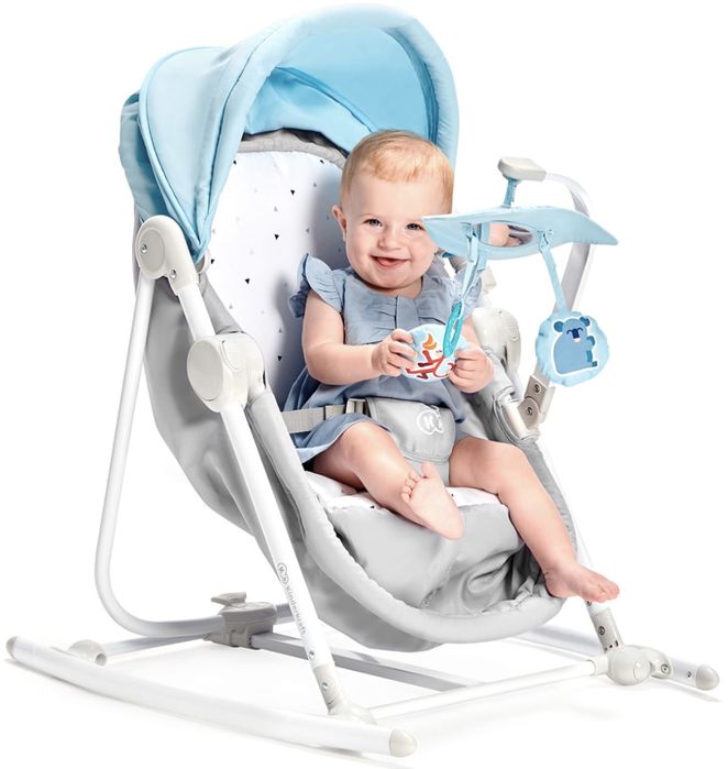 Kinderkraft Unimo Up - wielofunkcyjny leżaczek 5w1 | Light Blue