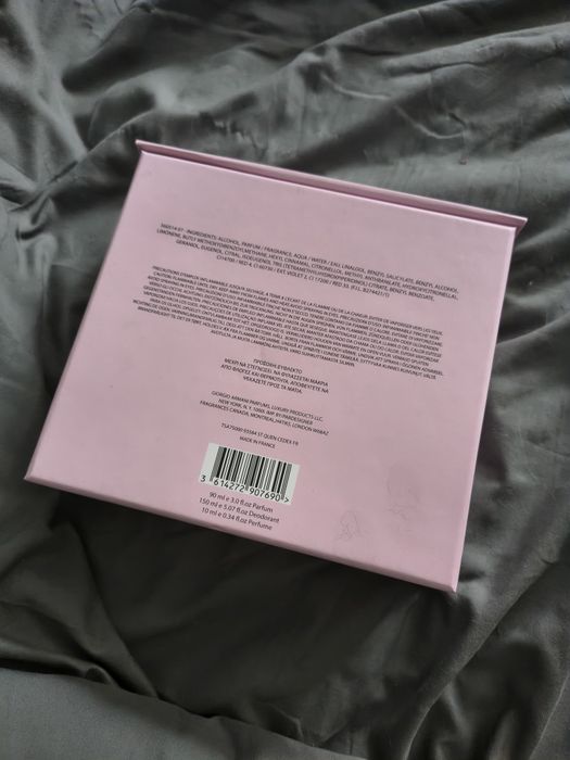 Pudełko i perfumetka My way Giorgio Armani