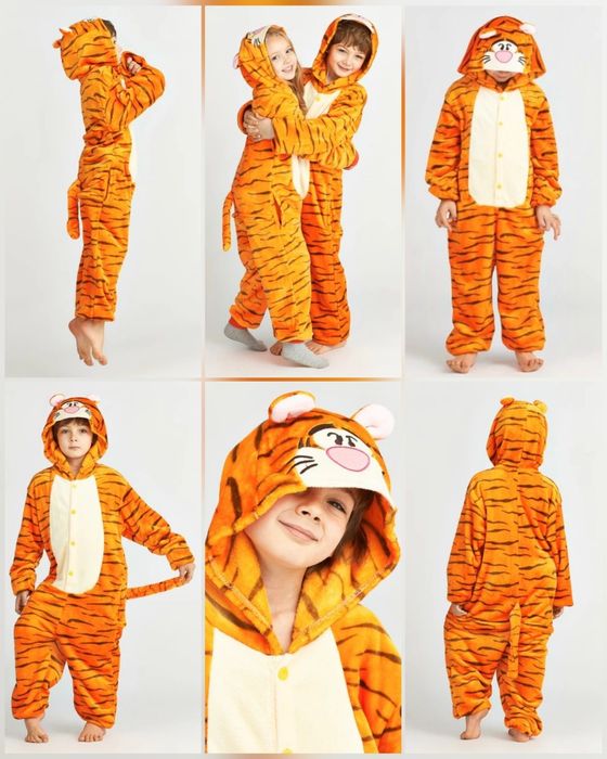 Кигуруми пижама Тигруля Тигр 104-110 р.