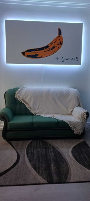 Quadro com luzes LED