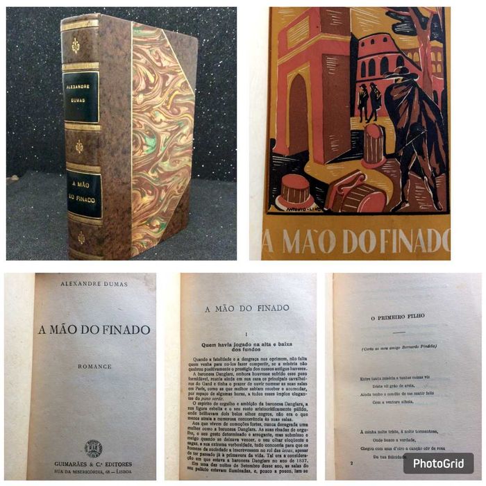 A MÃO DO FINADO. DUMAS. (Alexandre), Romance. Bela encadernação.