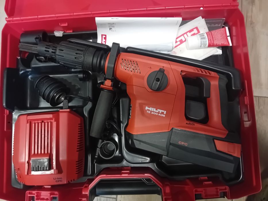 Wiertarka akumulatorowa Hilti.