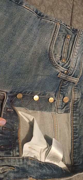 Jeans homem Carhartt, como novas perna direita.