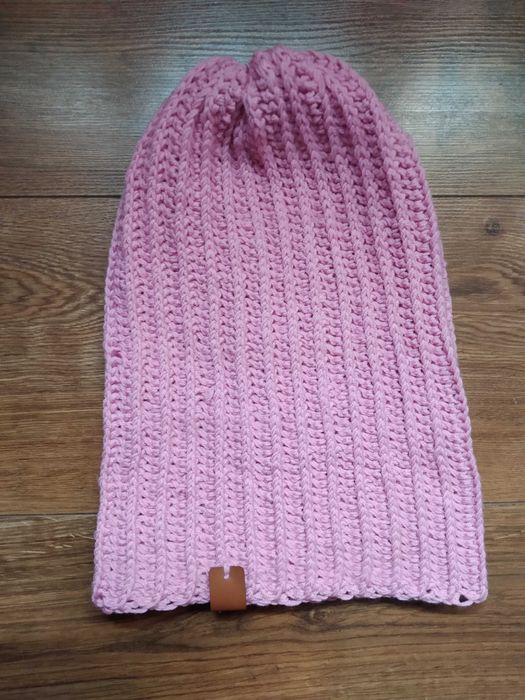 Dziecięca zimowa czapka BEANIE M - z alpaką - różne kolory