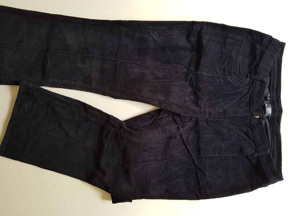 Sztruksy damskie czarne rozm. 44