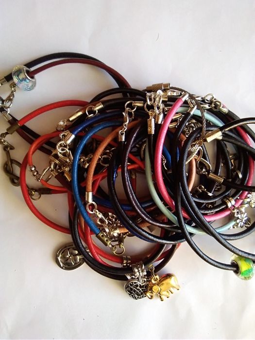 Bransoletki skórzane handmade