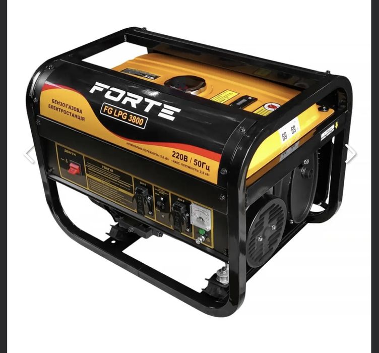 Генератор бензо-газовий Forte FG LPG 3800