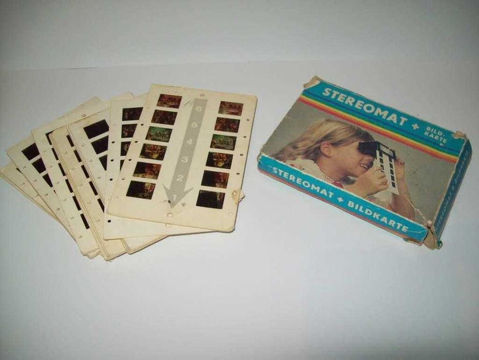 Игрушка стереоскоп стереомат стереослайд про-во СССР