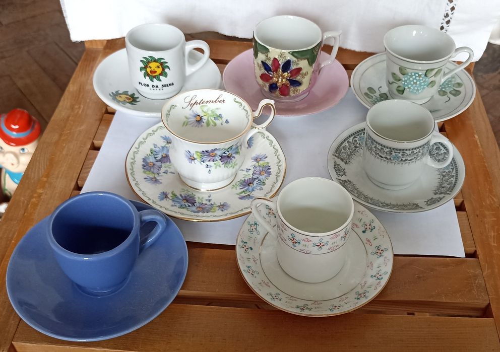 Chávenas de café antigas