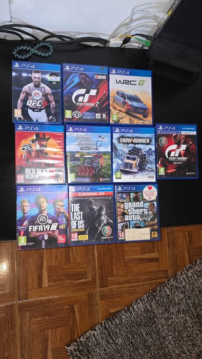 PS4 SLIM 1TB com jogos