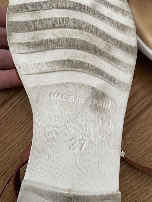 Sandały Grand Step Shoes r.37 skóra naturalna hiszpańskie