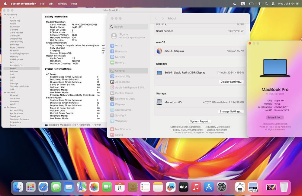 MacBook Pro 14 M4 16GB 512GB АКБ 100%  - Магазин - ГАРАНТІЯ