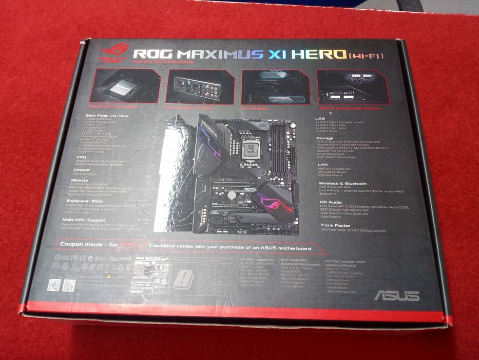 Placa Mãe ASUS ROG Maximos XI Hero Wi-fi  (LGA1151)