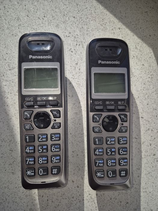 Стаціонарний телефон PANASONIK KX-TG2512UA ДВІ ТРУБКИ!